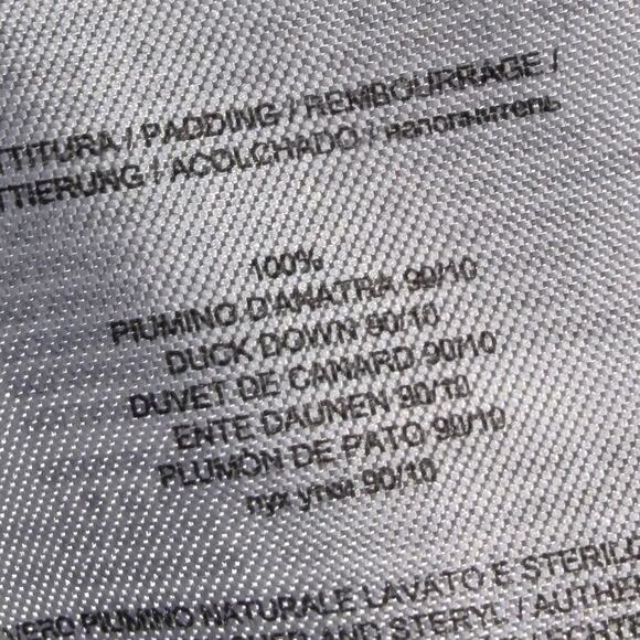 ADD Men 40 Green Duck Down Hooded Puffer Jacket Zip Snap Front Long Sleeve Warm - Picture 6 of 15